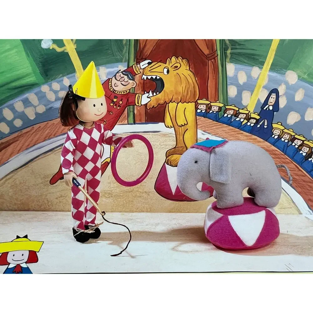 Vintage Madeline & Friends Circus Play Set Eden Toys Style 33428 In Box